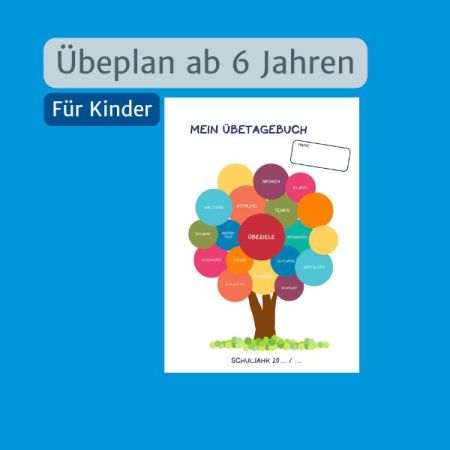 Übeplan für 4 Wochen